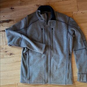 Men's Gray Alpaca fleece Jacket